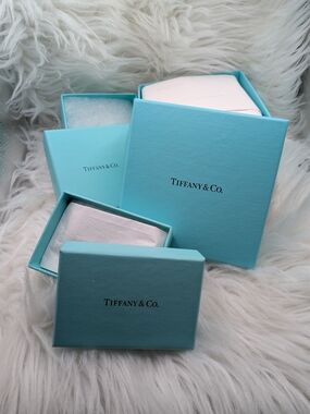 Authentic Tiffany & Co. Empty Gift Boxes – Lot of 3